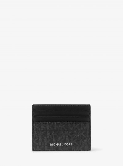 MICHAEL KORS MENS MK Grand porte-cartes Greyson &agrave; logo - NOIR(NOIR) - Michael Kors