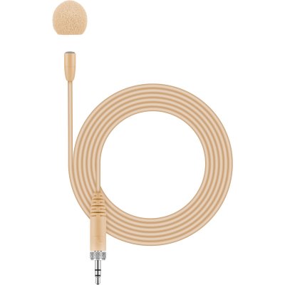 SENNHEISER MKE ESSENTIAL OMNI-BEIGE - Microphone cravate (omnidirectionnel, condensateur pr&eacute;-polaris&eacute;), beige
