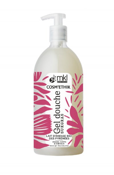 MKL GREEN NATURE  Cosm'Ethik Gel Douche Lait d'Anesse du Gers 1 Litre