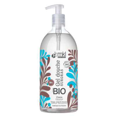 MKL GREEN NATURE  Gel Douche Bio** 1 l Coco - Flacon-Pompe 1000 ml