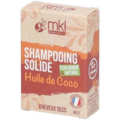 MKL GREEN NATURE  Shampoing Solide Huile de Coco Cheveux Secs 65 g
