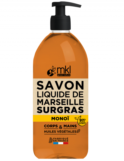 MKL  Savon de Marseille liquide au Mono&iuml;1L