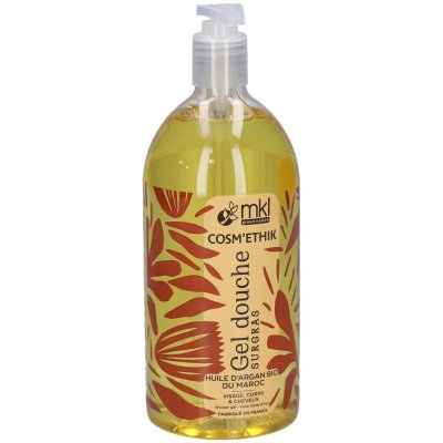 MKL Cosm'ethik Gel douche&agrave;l'huile d'Argan du Maroc flacon pompe1 litre