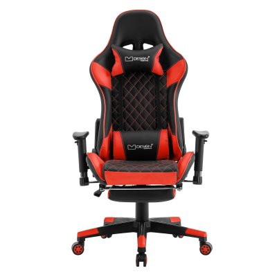 NON RENSEIGNE ML-Design Chaise de Gaming avec Repose-pieds, Rouge, Similicuir, Chaise de Bureau