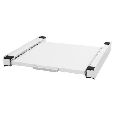 ML DESIGN ML-Design Kit de Superposition Universel avec Plateau Coulissant, Acier, 60x60 cm, Blanc,