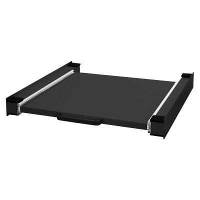 ML DESIGN ML-Design Kit de Superposition Universel avec Plateau Coulissant, Acier, 60x60 cm, Noir,