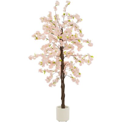 ML DESIGN Ml-design Plante artificielle d'int&eacute;rieur - Rose