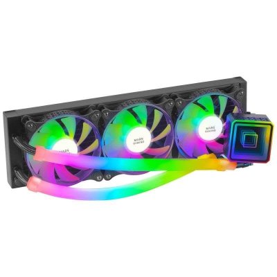 MARS GAMING ML-ULTRA360 Noir TDP 650W Refroidisseur Liquide ARGB Infinity Miroir