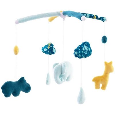 DOMIVA Mobile musical b&eacute;b&eacute; Bor&eacute;ale Zanimo Multicolore 60x40