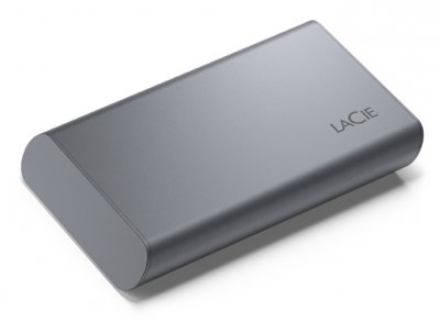 LACIE Mobile ssd 500go secure usb-c usb 3.0 space gray STKH500800 