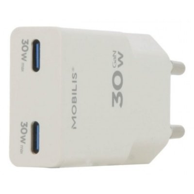 MOBILIS  adaptateur secteur - ultra-compact - USB-C - 30 Watt