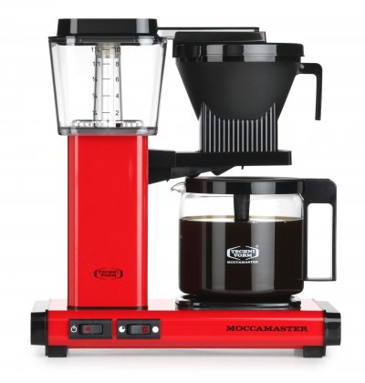 ASTER Moccam KBG Select, Cafetiere, Machines &agrave; Caf&eacute;, Rouge, 1.25 Litre