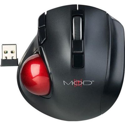 MOD IT  : Souris trackball laser compacte sans fil 1200 dpi &agrave; 5 boutons et molette 