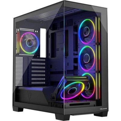 MODECOM  Bo&icirc;tier Pc Volcano Stellar Argb Midi 5f Black