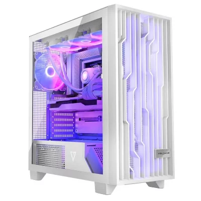MODECOM  Case Volcano Perun Apex Argb Midi White