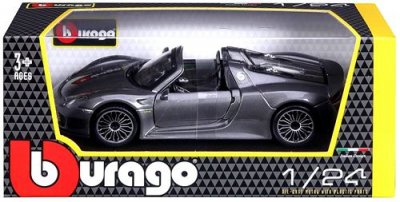 BBURAGO Mod&egrave;le r&eacute;duit de voiture de sport : Porsche 918 Spyder : Echelle 1/24