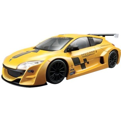 BBURAGO Mod&egrave;le r&eacute;duit renault m&eacute;gane trophy : echelle 1/24 : jaune
