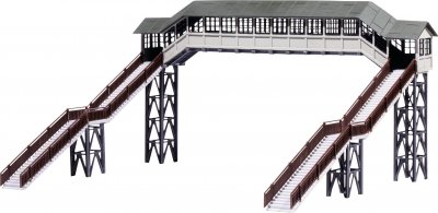 FALLER Mod&eacute;lisme ferroviaire HO : Passerelle couverte pour pi&eacute;tons 