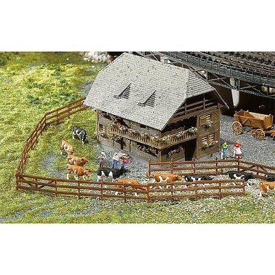FALLER Mod&eacute;lisme HO : Accessoires de d&eacute;cor : Cl&ocirc;ture Bonanza 