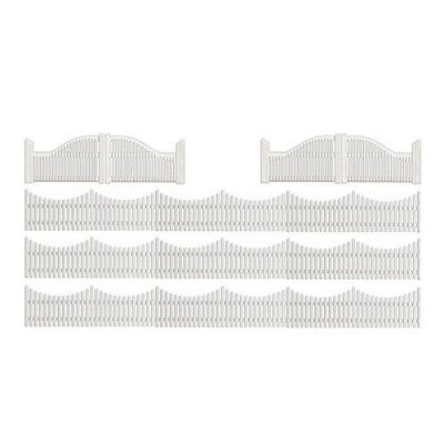 BUSCH Mod&eacute;lisme HO : Accessoires de d&eacute;cor : Cl&ocirc;tures et portails 