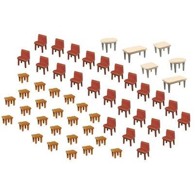 FALLER Mod&eacute;lisme HO : Accessoires de d&eacute;cor : Tables et chaises 