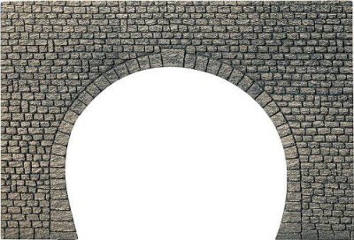 FALLER Mod&eacute;lisme ho : dalle d&eacute;corative : entr&eacute;e de tunnel &agrave; 2 voies