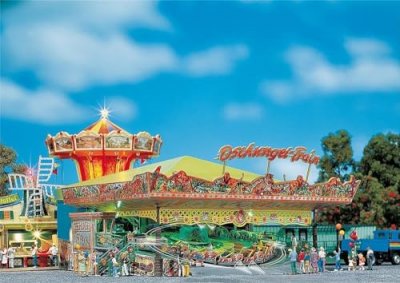 FALLER Mod&eacute;lisme ho : f&ecirc;te foraine : man&egrave;ge train de la jungle