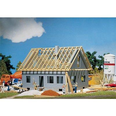 GENERIQUE Mod&eacute;lisme HO : Maison en cours de construction Faller