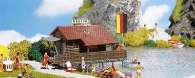 FALLER Mod&eacute;lisme Ville Et Campagne Ho - Hangar &Agrave; Bateaux-