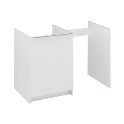 MODERNA  - Meuble Bas kitchenette CLASSIK 100cm 1 Porte avec Niche pour r&eacute;frig&eacute;rateur ABCE100D05