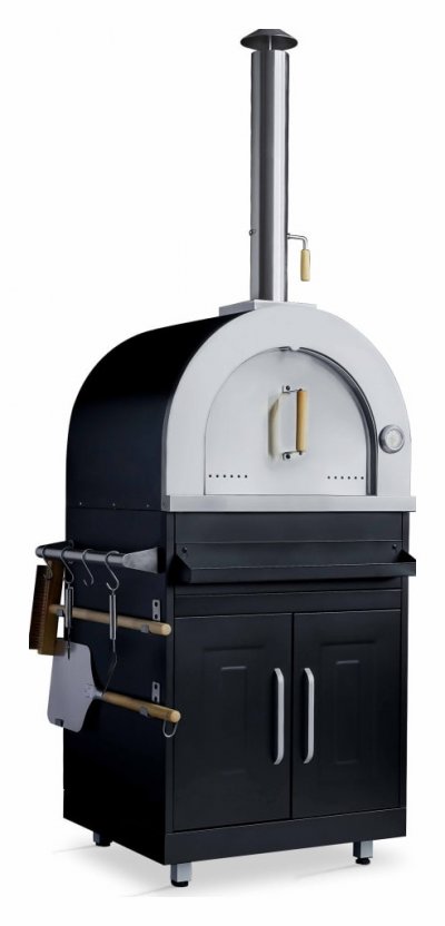 OVIALA Module acier four &agrave; pizza pour cuisine ext&eacute;rieure