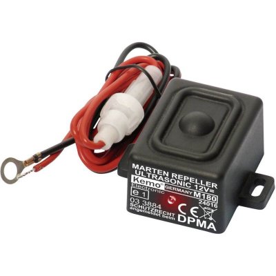 KEMO Module anti-martres  M180 &agrave; ultrason, &eacute;clairage LED &eacute;tanche 12 V