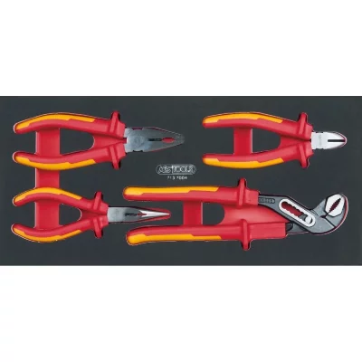 KSTOOLS Module de 4 pinces isol&eacute;es 1000V ERGOTORQUE&reg; KS TOOLS 713.7004