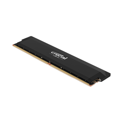 CRUCIAL Module DIMM  PRO OC 16 Go DDR5 6400 Noir (tray) - Neuf