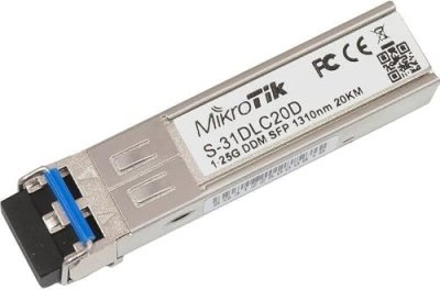MIKROTIK Module SFP &agrave; fibre optique monomode S-31DLC20D 20 km