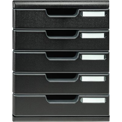 EXACOMPTA Modulo A4 5 tiroirs -  - Noir - 301414D