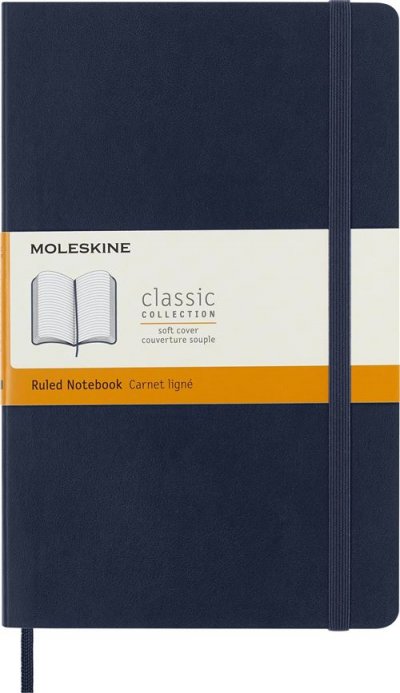 MOLESKINE  carnet grand format couverture souple saphir 8055002854740