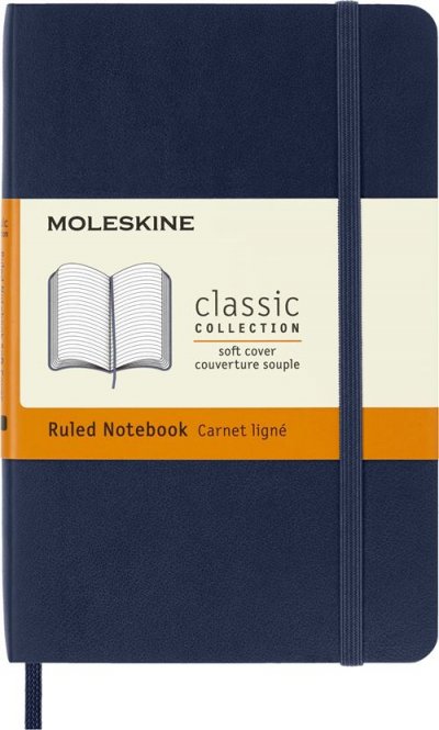 MOLESKINE  carnet ligne couverture souple saphir 8055002854719