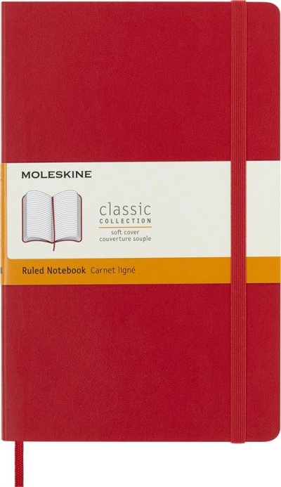 MOLESKINE  Notebook Righe Large Rosso Soft