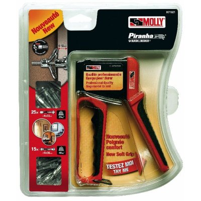 MOLLY  Kit de pince + 40 chevilles + vis