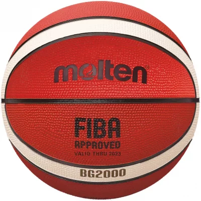 MOLTEN  B7G2000 Inddor Outdoor Basketball, Orange/Ivory