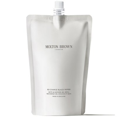 MOLTON BROWN  Re-charge Black Pepper Bath and Shower Gel Refill 400ml