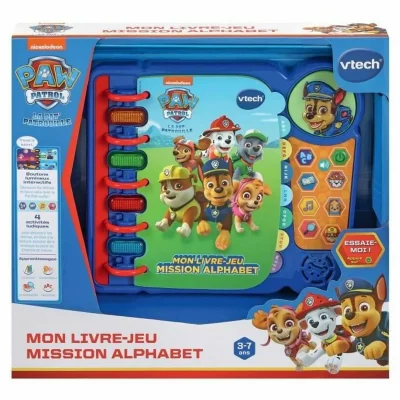 VTECH Mon livre-jeu  Paw Patrol Pat&rsquo;Patrouille Mission Alphabet