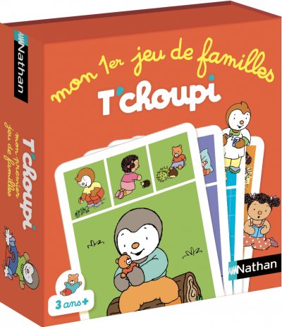 NATHAN Mon premier jeu de familles t'choupi