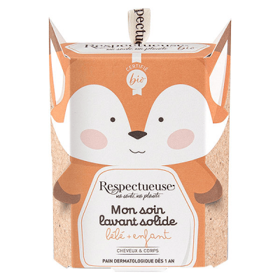 RESPECTUEUSE Mon Soin Lavant Solide 75g B&eacute;b&eacute; et Enfant 
