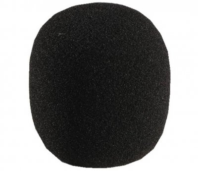 MONACOR  23.2610 Bonnette mousse pour microphone 60x70mm - noire