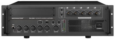 MONACOR  PA-5240 ampli mixage 5 zones mono 240 W 