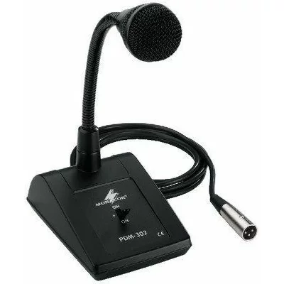 MONA cor - pdm-302 - microphone pa de bureau - noir 23.5560