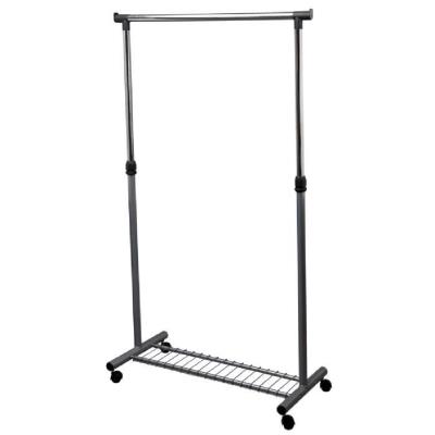 Mondex EVE71-00 Portant pour V&ecirc;tements sur Roulettes M&eacute;tal Chrom&eacute; 90 x 44 x 4 cm