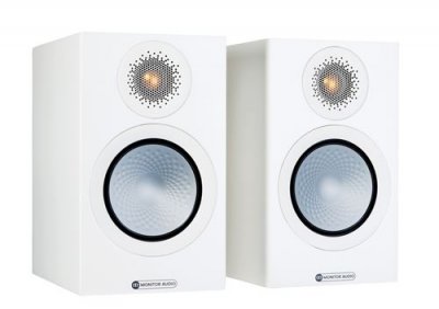 MONITOR MONITEUR AUDIO Argent 50 7G, Haut-parleur Blanc Satin&eacute;